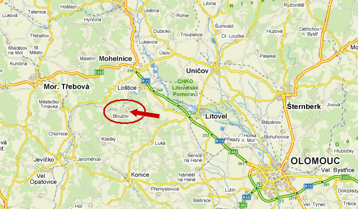 Mapy.cz - Bouzov (obecn�)